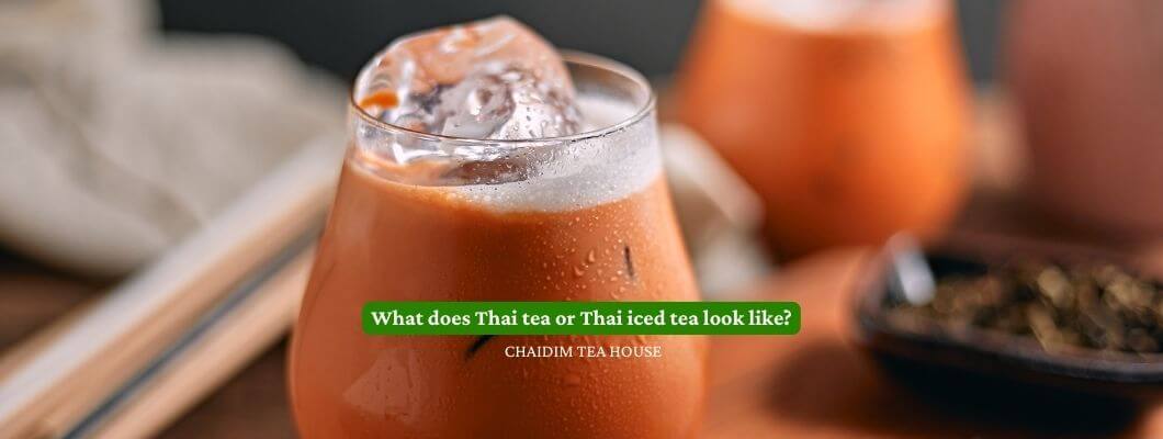 What does Thai tea or Thai iced tea look like?